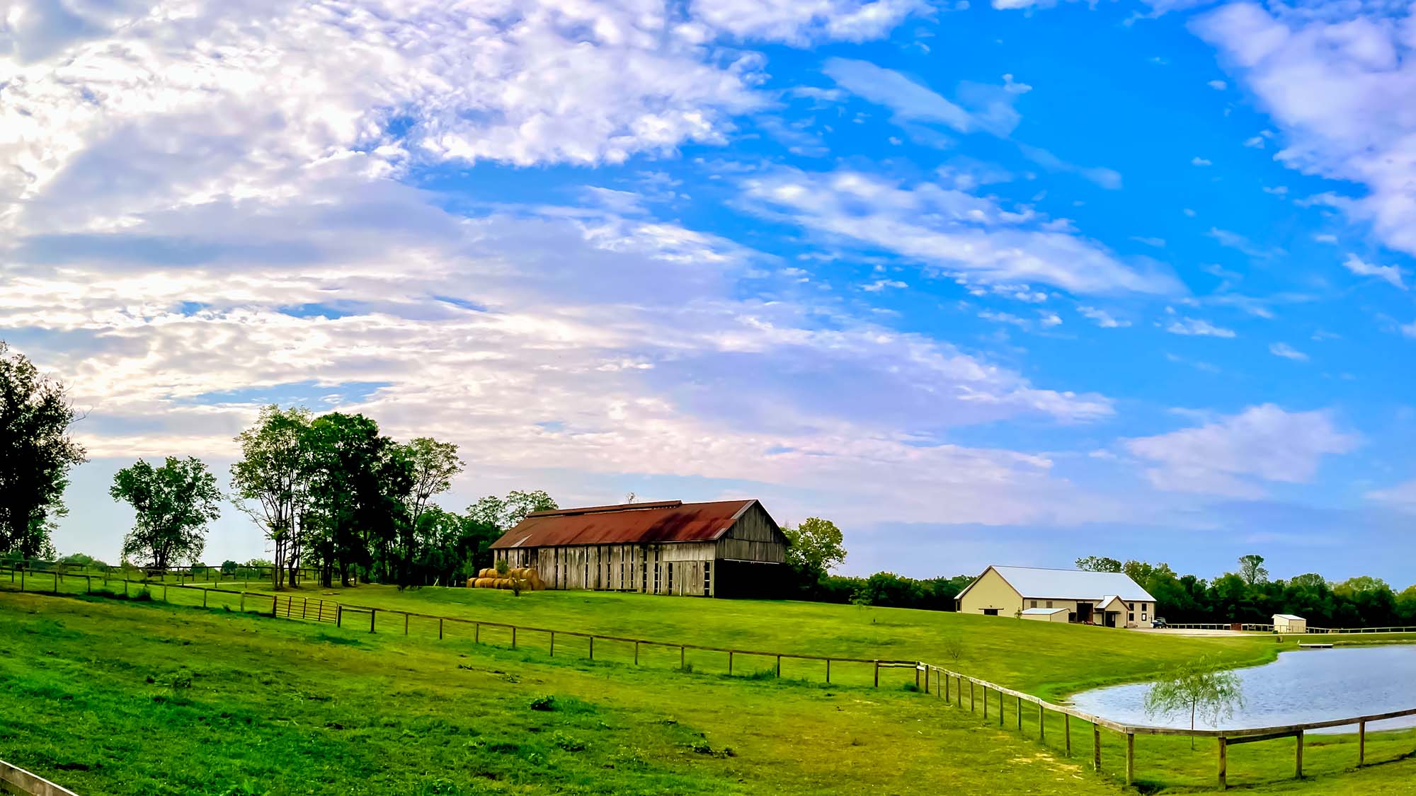 Barn and Field