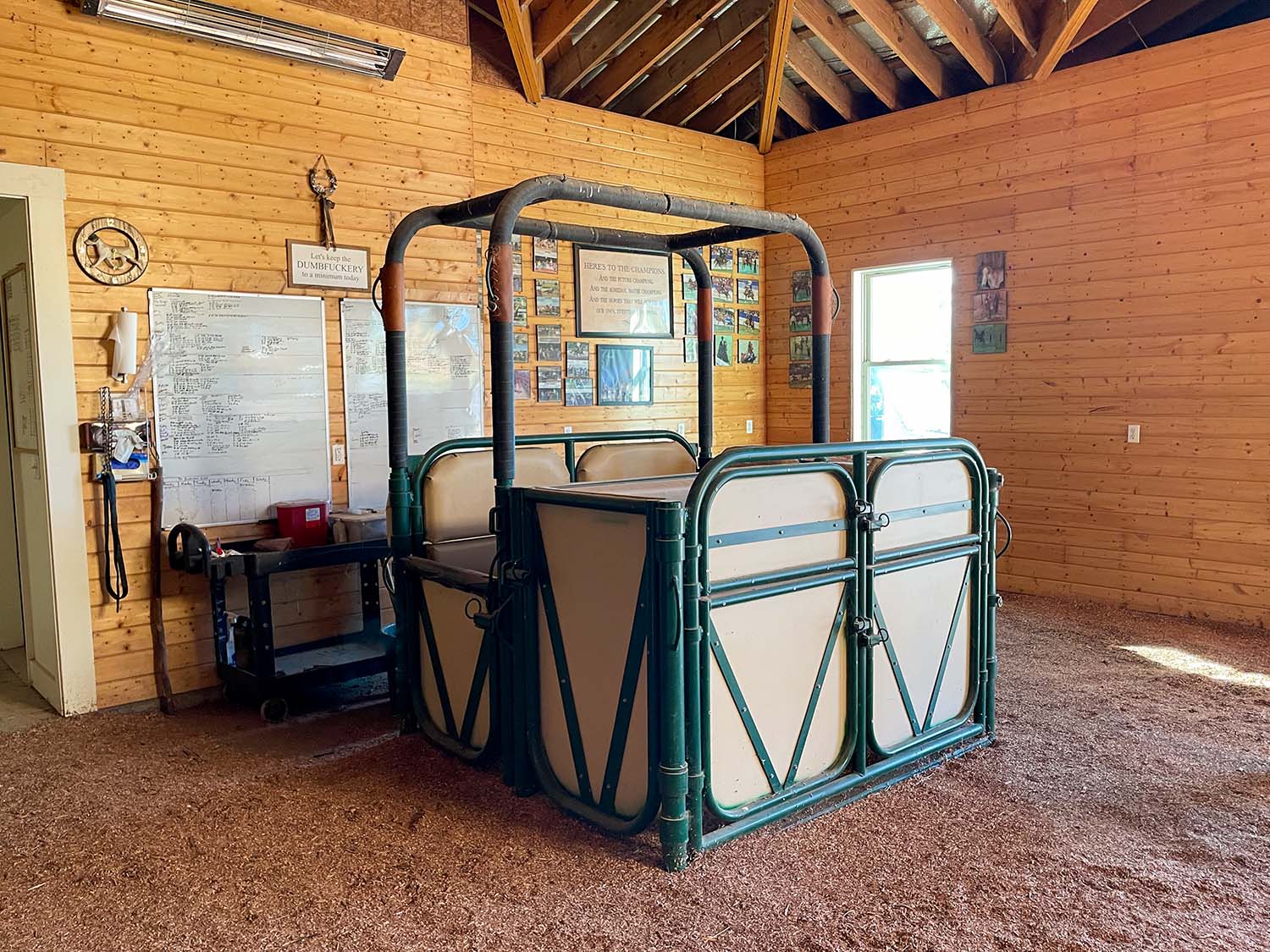 Stocks in the Mare Barn